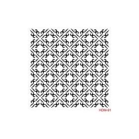 Cadence Home Decor HDM-91 Midi Stencil 25x25 cm Boyama Şablonu
