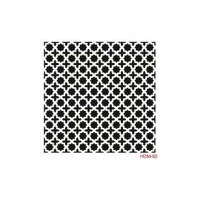 Cadence Home Decor HDM-92 Midi Stencil 25x25 cm Boyama Şablonu
