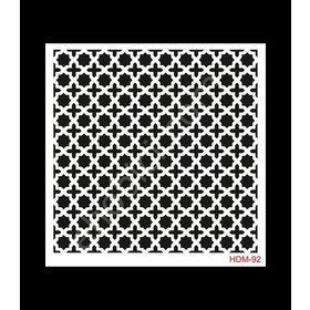 Cadence Home Decor HDM-92 Midi Stencil 25x25 cm Boyama Şablonu