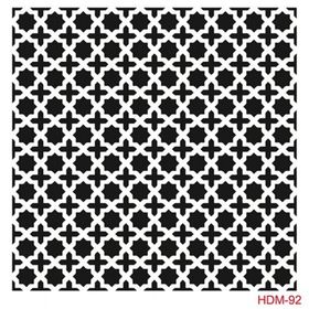 Cadence Home Decor HDM-92 Midi Stencil 25x25 cm Boyama Şablonu