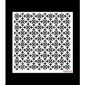 Cadence Home Decor HDM-93 Midi Stencil 25x25 cm Boyama Şablonu