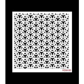 Cadence Home Decor HDM-95 Midi Stencil 25x25 cm Boyama Şablonu