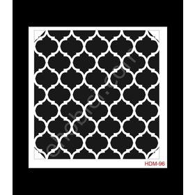 Cadence Home Decor HDM-96 Midi Stencil 25x25 cm Boyama Şablonu