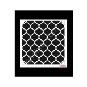 Cadence Home Decor HDM-96 Midi Stencil 25x25 cm Boyama Şablonu