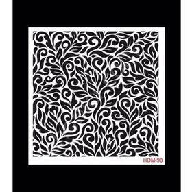 Cadence Home Decor HDM-98 Midi Stencil 25x25 cm Boyama Şablonu