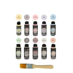 Cadence Hybrid 120 ml 10'lu Pastel Renkler Akrilik Boya Seti
