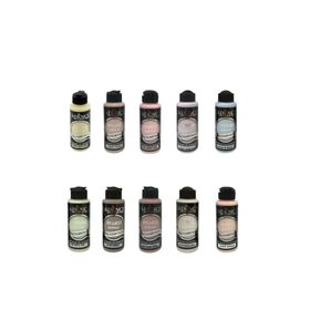 Cadence Hybrid 120 ml 10'lu Pastel Renkler Akrilik Boya Seti