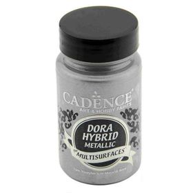 Cadence Hybrid Dora Metalik 90 ml Gümüş Akrilik Boya
