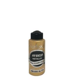 Cadence Hybrid Metalik Altın 120 ml Akrilik Boya