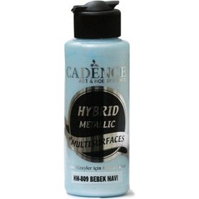 Cadence Hybrid Metalik Bebek Mavi 120 ml Akrilik Boya