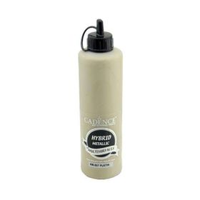Cadence Hybrid Metalik Platin 500 ml Akrilik Boya