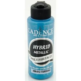 Cadence Hybrid Multisurface HM-812 Turkuaz 120 ml Metalik Boya