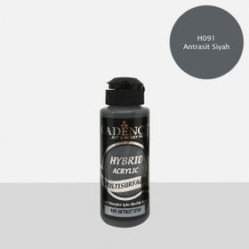 Cadence Hybrid Multisurface Simli 120 ml Antrasit Siyah Akrilik Boya