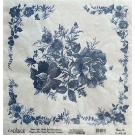Cadence K-007 30x30 Dünya'nın Mavi Tonları Pirinç Dekopaj