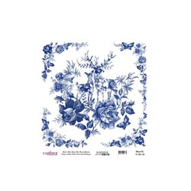 Cadence K-01 30x30 Dünya'nın Mavi Tonları Pirinç Dekopaj