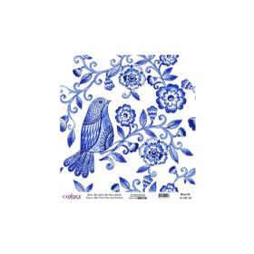 Cadence K-018 30x30 Dünya'nın Mavi Tonları Pirinç Dekopaj