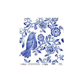 Cadence K-018 30x30 Dünya'nın Mavi Tonları Pirinç Dekopaj