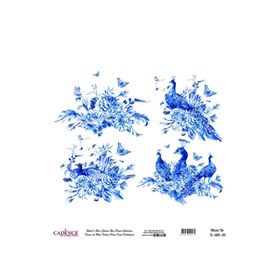 Cadence K-020 30x30 Dünya'nın Mavi Tonları Pirinç Dekopaj