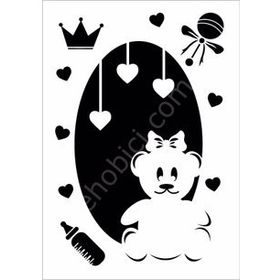 Cadence KCS-002 21x30 cm Stencil Şablon