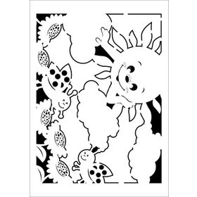 Cadence KCS-007 21x30 cm Stencil Şablon