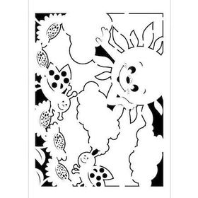 Cadence KCS-007 21x30 cm Stencil Şablon