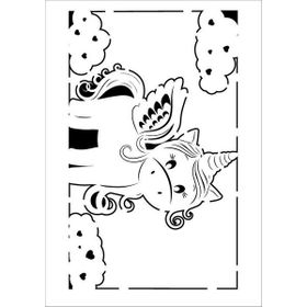 Cadence KCS-008 21x30 cm Stencil Şablon