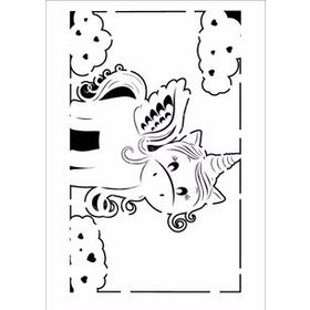 Cadence KCS-008 21x30 cm Stencil Şablon