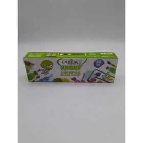 Cadence Kookky 30 ml 6 Renk Cam Boyası Seti