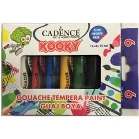 Cadence Kooky 15 ml 6'lı Guaj Boya