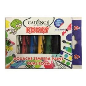 Cadence Kooky 15 ml 6'lı Guaj Boya