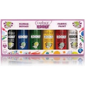 Cadence Kooky 6x59 ml Kumaş Boyası