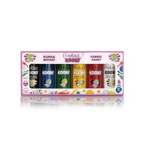 Cadence Kooky 6x59 ml Kumaş Boyası