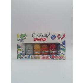 Cadence Kooky Metalik Sprey 50 ml 6'lı Kumaş Boyası