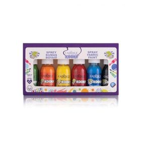 Cadence Kooky Metalik Sprey 50 ml 6'lı Kumaş Boyası