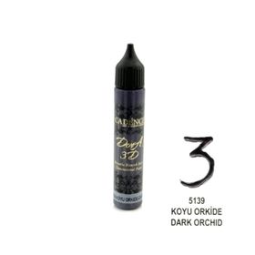 Cadence Koyu Orkide 3D Boyutlu 25ml Boncuk Boya