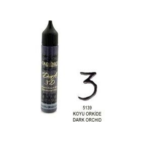 Cadence Koyu Orkide 3D Boyutlu 25ml Boncuk Boya