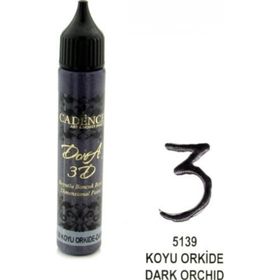 Cadence Koyu Orkide 3D Boyutlu 25ml Boncuk Boya