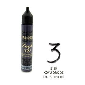 Cadence Koyu Orkide 3D Boyutlu 25ml Boncuk Boya