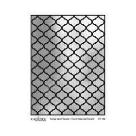 Cadence KV-02 Gümüş 30x42 Kumaş Varak Transfer
