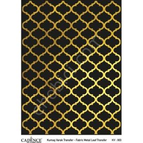 Cadence KV-03 Gümüş 30x42 Kumaş Varak Transfer