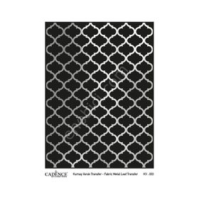 Cadence KV-03 Gümüş 30x42 Kumaş Varak Transfer