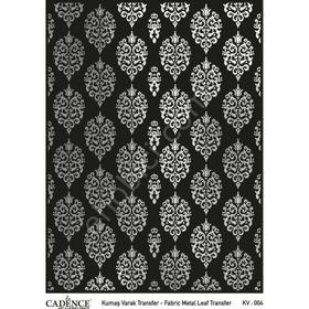 Cadence KV-04 Gümüş 30x42 Kumaş Varak Transfer