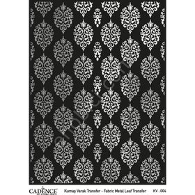 Cadence KV-04 Gümüş 30x42 Kumaş Varak Transfer