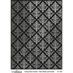 Cadence KV-05 Gümüş 30x42 Kumaş Varak Transfer