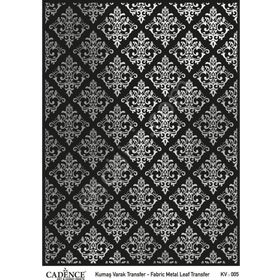 Cadence KV-05 Gümüş 30x42 Kumaş Varak Transfer