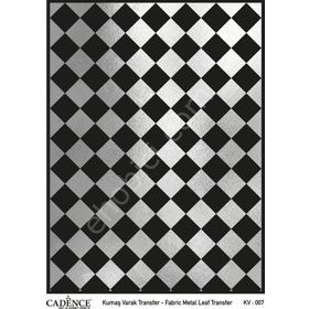 Cadence KV-07 Gümüş 30x42 Kumaş Varak Transfer