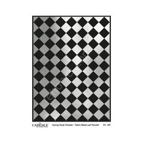 Cadence KV-07 Gümüş 30x42 Kumaş Varak Transfer