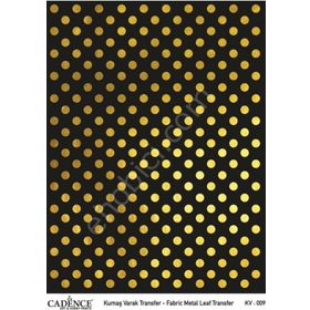 Cadence KV-09 Altın 30x42 Kumaş Varak Transfer