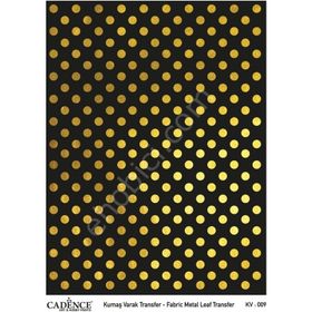 Cadence KV-09 Altın 30x42 Kumaş Varak Transfer