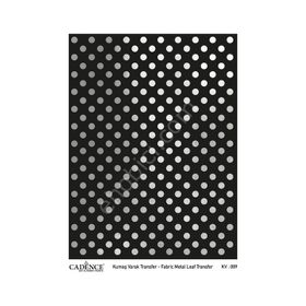 Cadence KV-09 Gümüş 30x42 Kumaş Varak Transfer